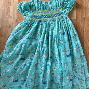 Mini Boden smocked girls dress